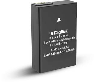 DIGITEK Extra Power 1400mAh capacity Secondary Rechargeable  ENEL14 Platinum  Battery