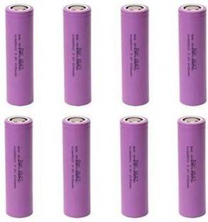 नेओवारे PACK OF 8 Lithium Ion Battery 18650 Cell (3.6V 2000mAh),Pack Of 8 बैटरी