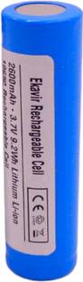 Ekavir lithium 18650 battery 2600mah li-ion 3.7V rechargeable battery cell  Battery