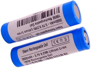 Ekavir 18650 battery 2600mAh 3.6V 18650 rechargeable battery lithium cell  Battery