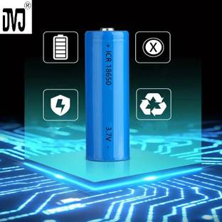 DVJ QUALITY CHECKED LITHIUM-ION 18650 RECHARGEABLE CELL 3.7V FOR DIY PROJECT  Battery