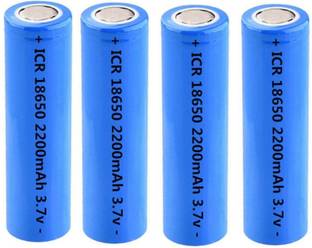 Ekavir 18650 Rechargeable 2200 mAh 3.7 Volt Li-ion 4 Pcs battery  Battery