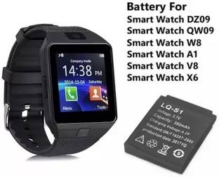 BSVR Certified Smartwatch  098 Original Suitable for DZ09, V8, A1, X6 380 mAh  Battery