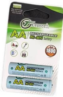 MICROUSB Turbocell AA 1800mAh 1.5v Rechargeable Ni-MH   Battery