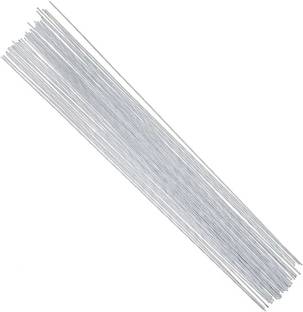 HOMEBAKERS MART White Floral Wire 26 Gauge - Art & Craft Paddle Wire Flower Making White Beading Wire