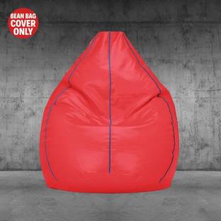 Gunj Large Tear Drop Bean Bag Cover  (Without Beans)