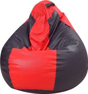 Couchette XXL Tear Drop Bean Bag Cover  (Without Beans)