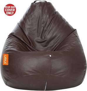 ORKA XXL Tear Drop Bean Bag Cover  (Without Beans)