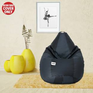 Flipkart Perfect Homes Studio XXXL Tear Drop Bean Bag Cover  (Without Beans)