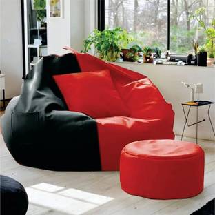 KARUTO 4XL Tear Drop Bean Bag Cover  (Without Beans)