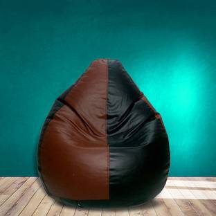 SHIRA 24 4XL Tear Drop Bean Bag Cover  (Without Beans)