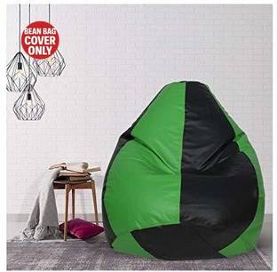 SHIRA 24 Jumbo Tear Drop Bean Bag Cover  (Without Beans)