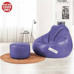 GIGLICK XXXL Tear Drop Bean Bag Cover  (Without Beans)