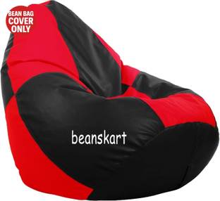 Beanskart XXXL Tear Drop Bean Bag Cover  (Without Beans)
