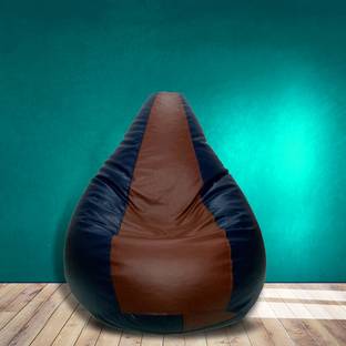SHIRA 24 XL Tear Drop Bean Bag Cover  (Without Beans)