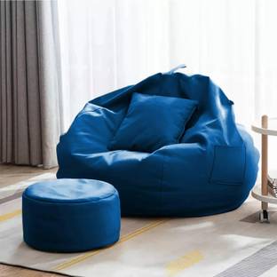GIGLICK 4XL Tear Drop Bean Bag Cover  (Without Beans)