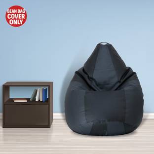 SHIRA 24 4XL Tear Drop Bean Bag Cover  (Without Beans)