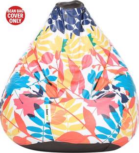 Can bean bags XXXL Tear Drop Bean Bag Cover  (Without Beans)