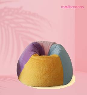 mollismoons XXXL Chair Bean Bag Cover  (Without Beans)