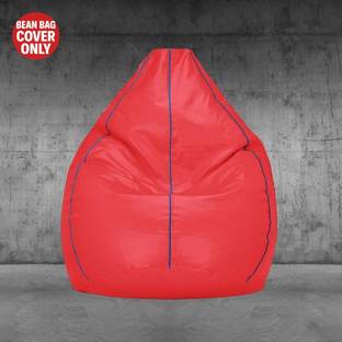 Gunj XL Tear Drop Bean Bag Cover  (Without Beans)