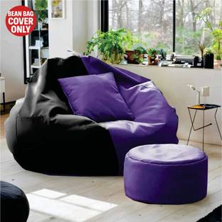 SHIRA 24 4XL Tear Drop Bean Bag Cover  (Without Beans)