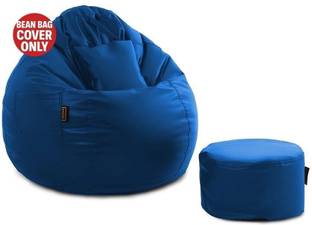 Seventh Heaven 4XL Tear Drop Bean Bag Cover  (Without Beans)