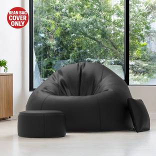 Devogue Jumbo Tear Drop Bean Bag Cover  (Without Beans)