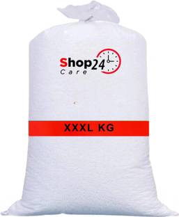 SHOP 24 CARE High Density Beans for Bean Bag Super White Pack for Bean Bag Filler XXXL Bean Bag Filler