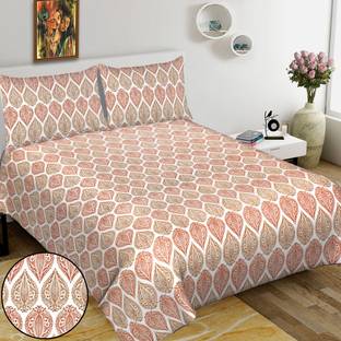 RAJDEVI JAIPUR PRINTS Cotton King Bed Cover