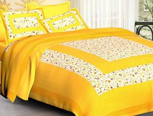 Rekha boutique Reversible Cotton Double Bed Cover