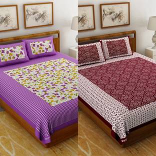 NAIWAL FASHION Cotton Double Bed Cover