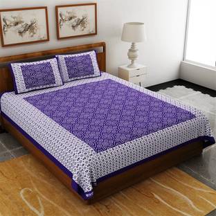 KRISMARTELITE Cotton Double Bed Cover