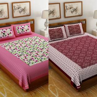 NAIWAL FASHION Cotton Double Bed Cover