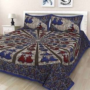 Indian Royal Fashion Cotton Double Bed Spread