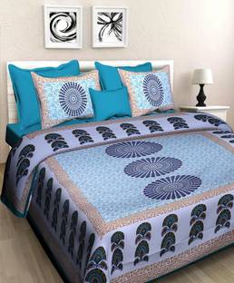 NAIWAL FASHION Cotton Double Bed Cover
