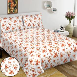 RAJDEVI JAIPUR PRINTS Cotton King Bed Cover