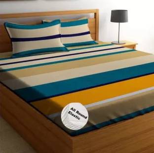 TerryFox Reversible Cotton Queen Bed Cover