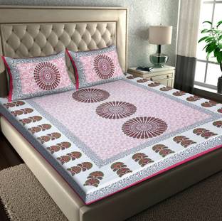 NAIWAL FASHION Cotton Double Bed Cover