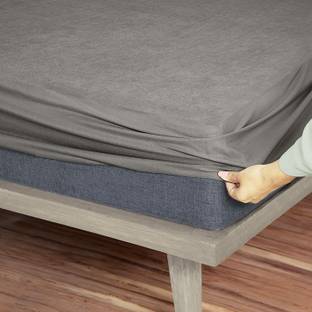 MHCDECOR Elastic Strap King Size Breathable, Stretchable, Waterproof Mattress Cover