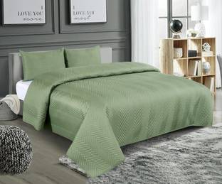 PRINDA Reversible Polycotton King Bed Cover