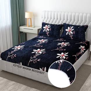 YaAkholic Reversible Velvet Double Bed Cover
