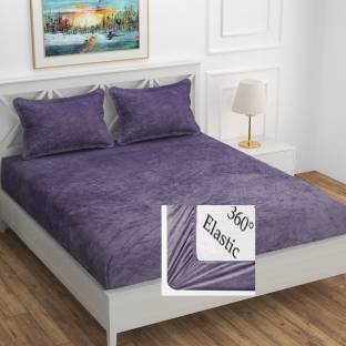 TerryFox मख़मल डबल बेड कवर