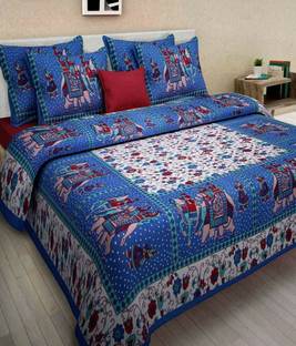 NAIWAL FASHION Cotton Double Bed Cover