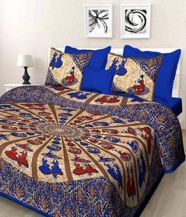 NAIWAL FASHION Cotton King Bed Cover