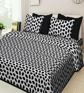 KRISMARTELITE Cotton Double Bed Cover