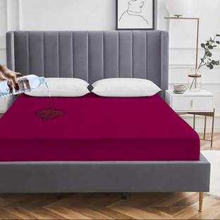 Blufurn 200 TC Cotton Double Solid Fitted (Elastic) Bedsheet