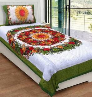 Indian Royal Fashion Cotton Single Bed Cover