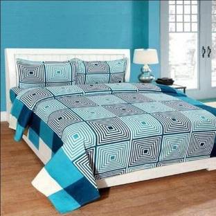 A Next Step Reversible Cotton Double Bed Cover