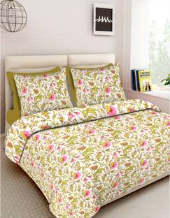 SILOUT TEX PRINTS Cotton King Bed Cover
