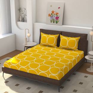 Laughing buddha Reversible Cotton Viscose Blend Double Bed Cover